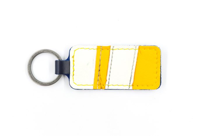 Florida White/Yellow Keychain
