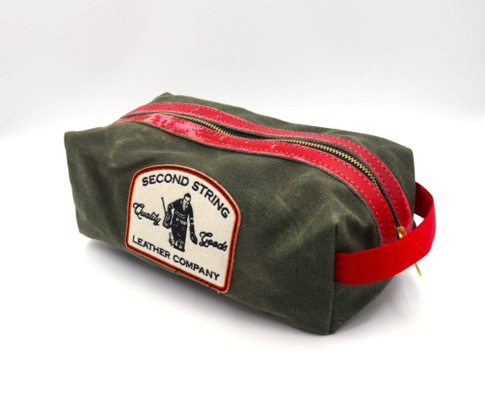 Green Machine Collection Red Bathroom Bag