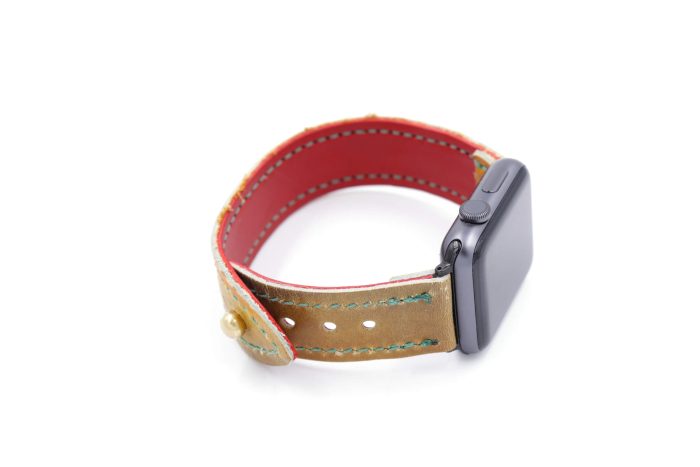 GM12 Waffle Brown iWatch Band
