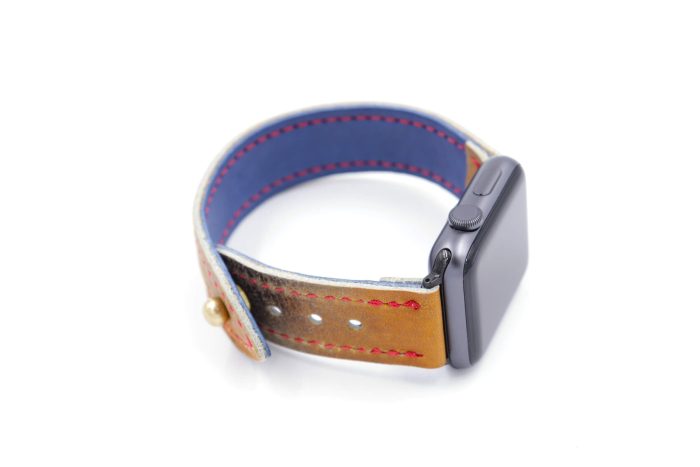 GM12 Waffle Brown iWatch Band
