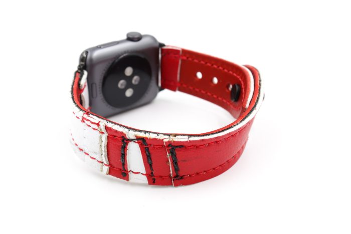 Hockeytown Blocker White/Red iWatch Band