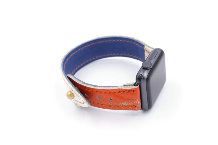Hall Of Fame Collection White/Orange iWatch Band