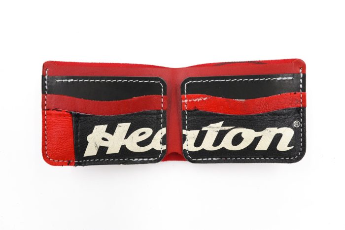 Heaton Helite Red 6 Slot Bi-Fold Wallet