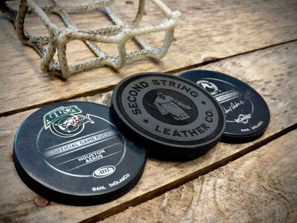 Hat Trick Puck Coaster Set