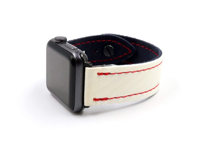 King Pro Series Blue/White Weave iWatch Band
