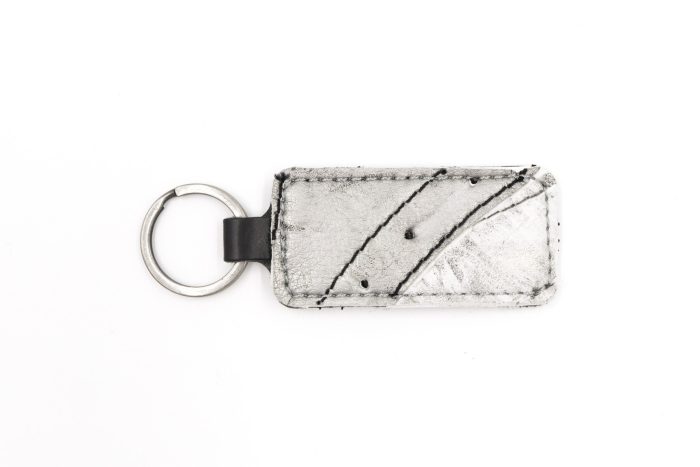 Los Angeles 1 Silver Keychain