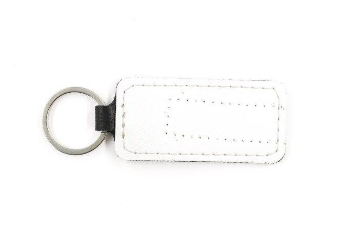 Los Angeles White Keychain