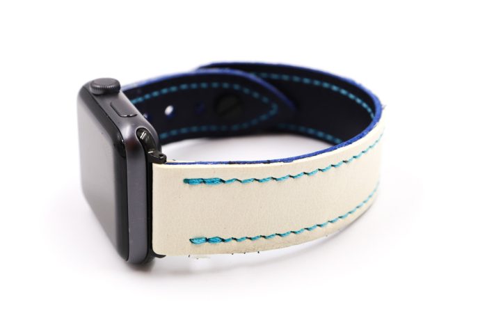 Long Island Glove 1 White/Blue iWatch Band