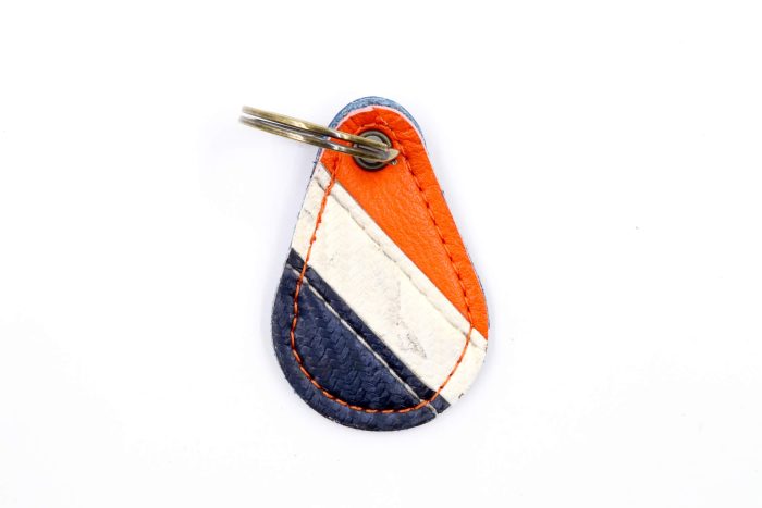 Long Island Star Collection Blue/White/Orange Keychain
