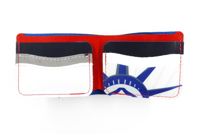 Lady Liberty 6 Slot Bi-Fold Wallet