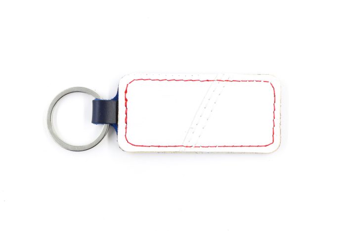 Lady Liberty White Keychain