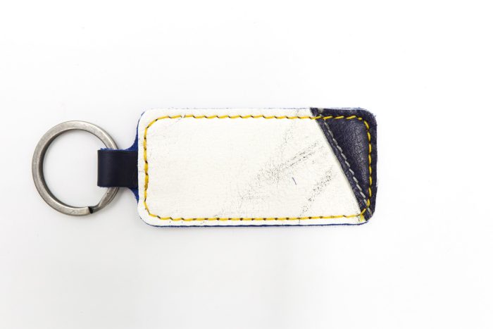 St Louis Rock N Roll White/Blue Keychain