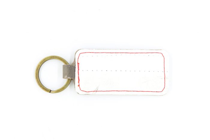 Las Vegas White Keychain