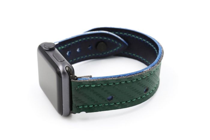 Marky Blocker Green/Navy iWatch Band