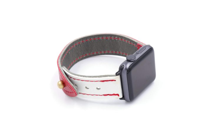 Motown Wheel Red/White iWatch Band