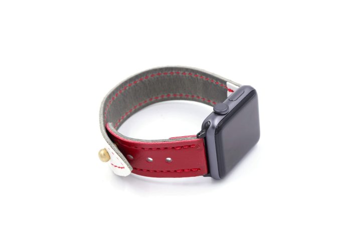 Motown Wheel White/Red iWatch Band