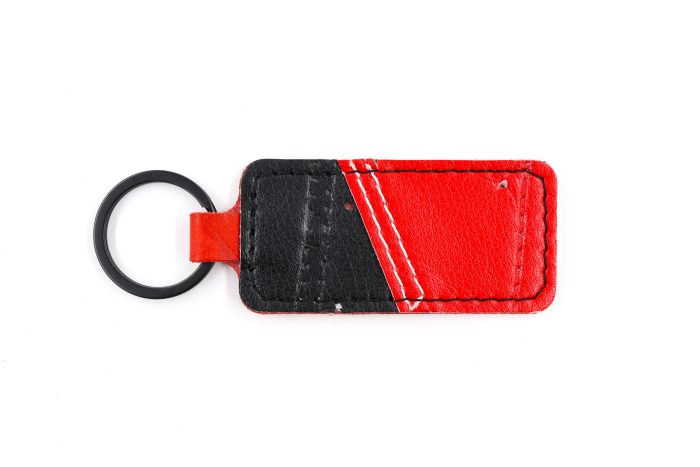 New Jersey Red/Black Keychain