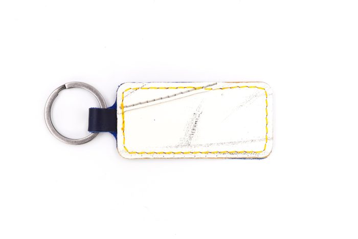 Nashville Music City White Keychain
