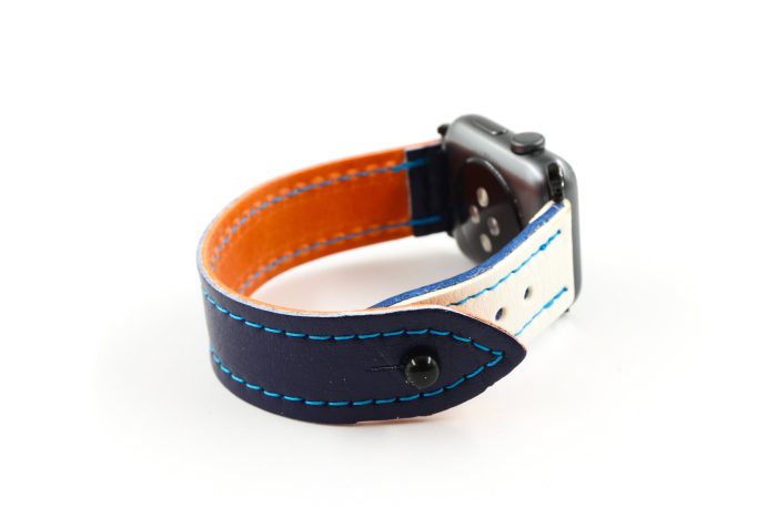 New York 1 Blue/White iWatch Band