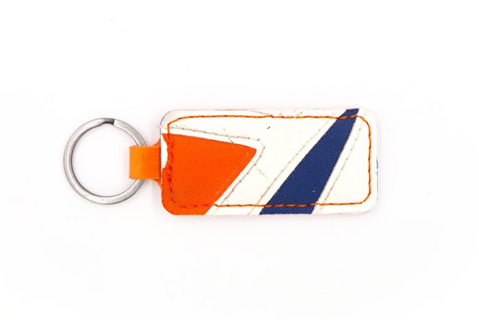New York 1 Blue/Orange Keychain