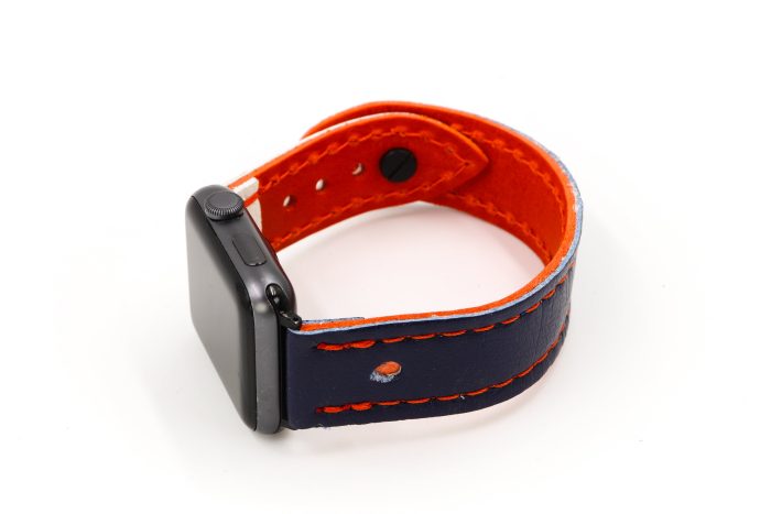 New York 2 Navy/White iWatch Band