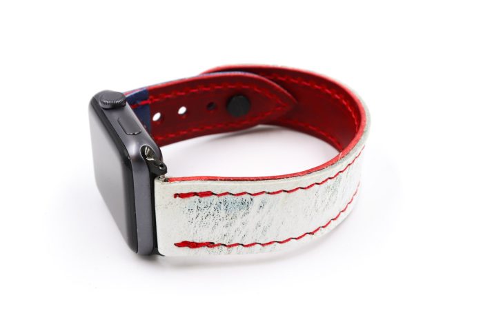 New York 1 White/Blue iWatch Band