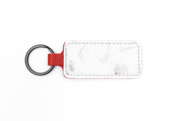 Octopus Blocker White Keychain