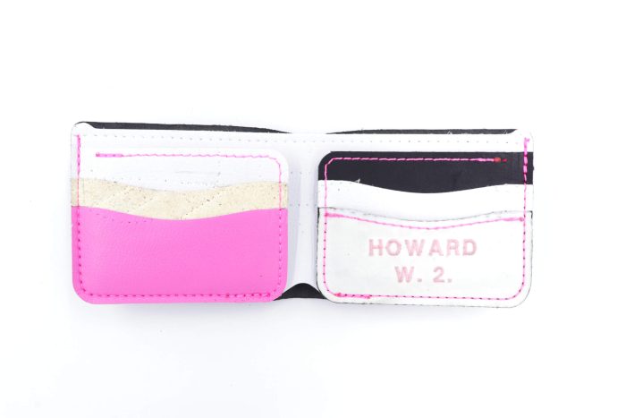 Pink Iceberg Blocker 6 Slot Bi-Fold Wallet