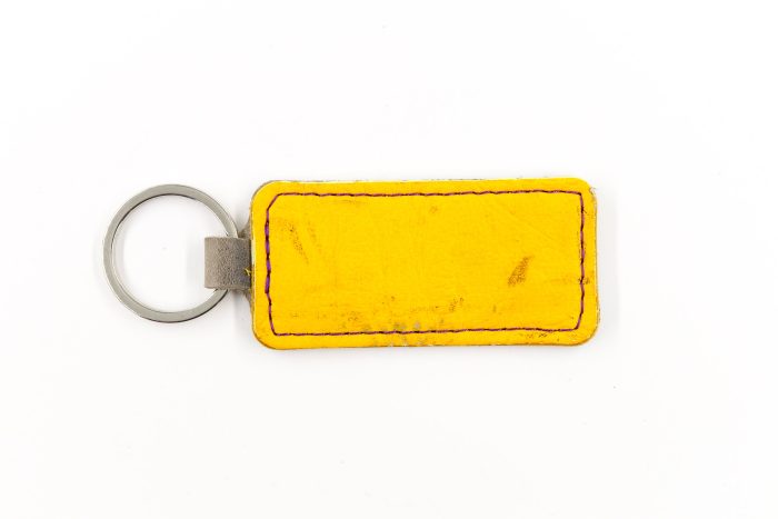 Razor Yellow Keychain