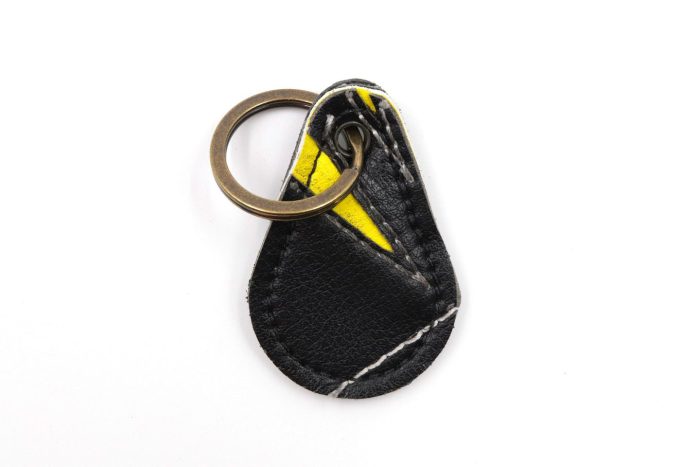 Silver Lining Collection Black/Yellow Keychain