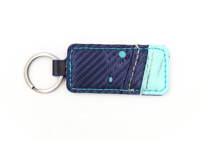 Seattle Navy/Teal Keychain
