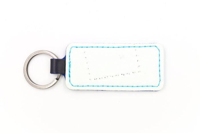 Seattle White Keychain