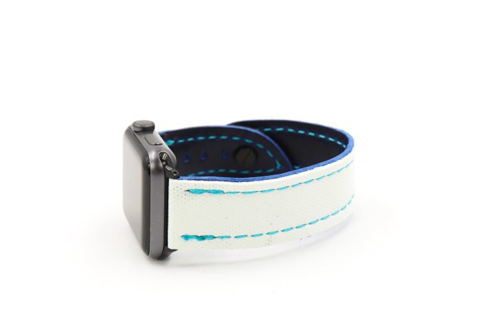 Seattle White Texture/Nave Weave iWatch Band