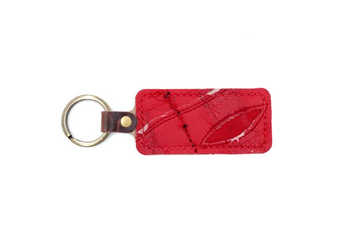 The Badger Collection Red Keychain