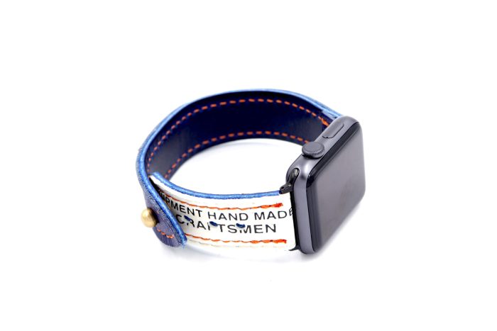 The Cat Glove Collection Blue/White iWatch Band