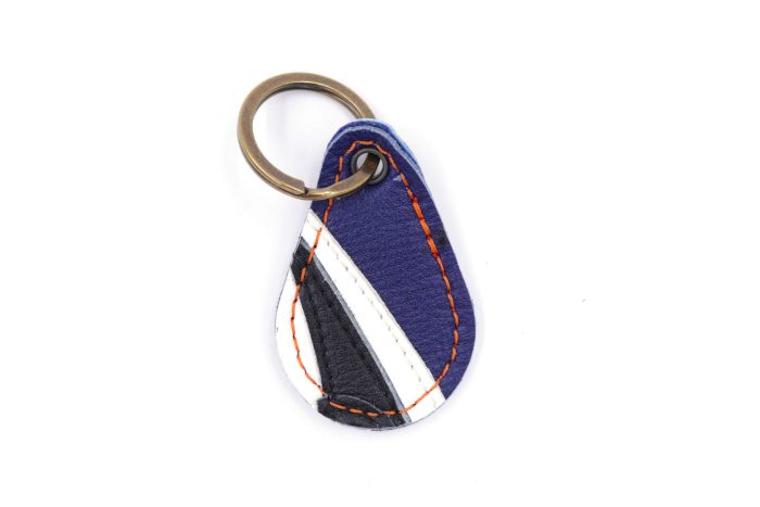 The Cat Pad Collection Navy/White/Blk Keychain