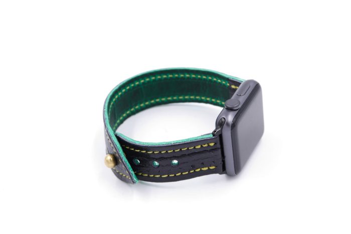 The Eagle Collection Black iWatch Band
