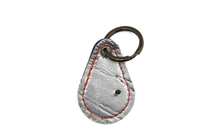 Tiger Glove Silver Keychain