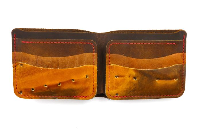 Vaughn Glove Vintage 6 Slot Bi-Fold Wallet