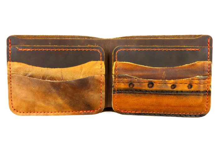 Vaughn Glove Vintage 6 Slot Bi-Fold Wallet