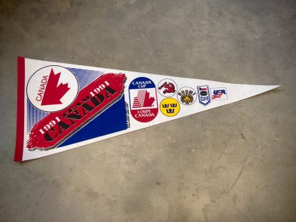 Vintage Team Canada Cup Coupe 1991 Full Size Pennant