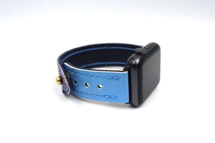 Vaughn Velocity Blocker Navy/Baby iWatch Band