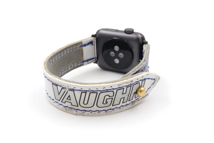 Vaughn White Waffle iWatch Band