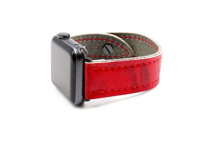 Winged Wheel Collection Red/Grey iWatch Band
